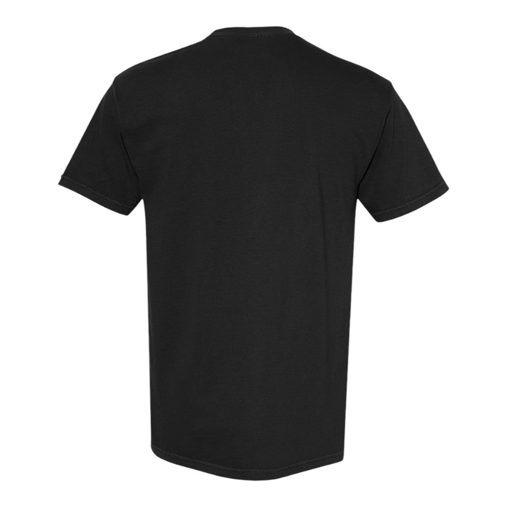 Comfort Colors 1717 black T-shirt rear view